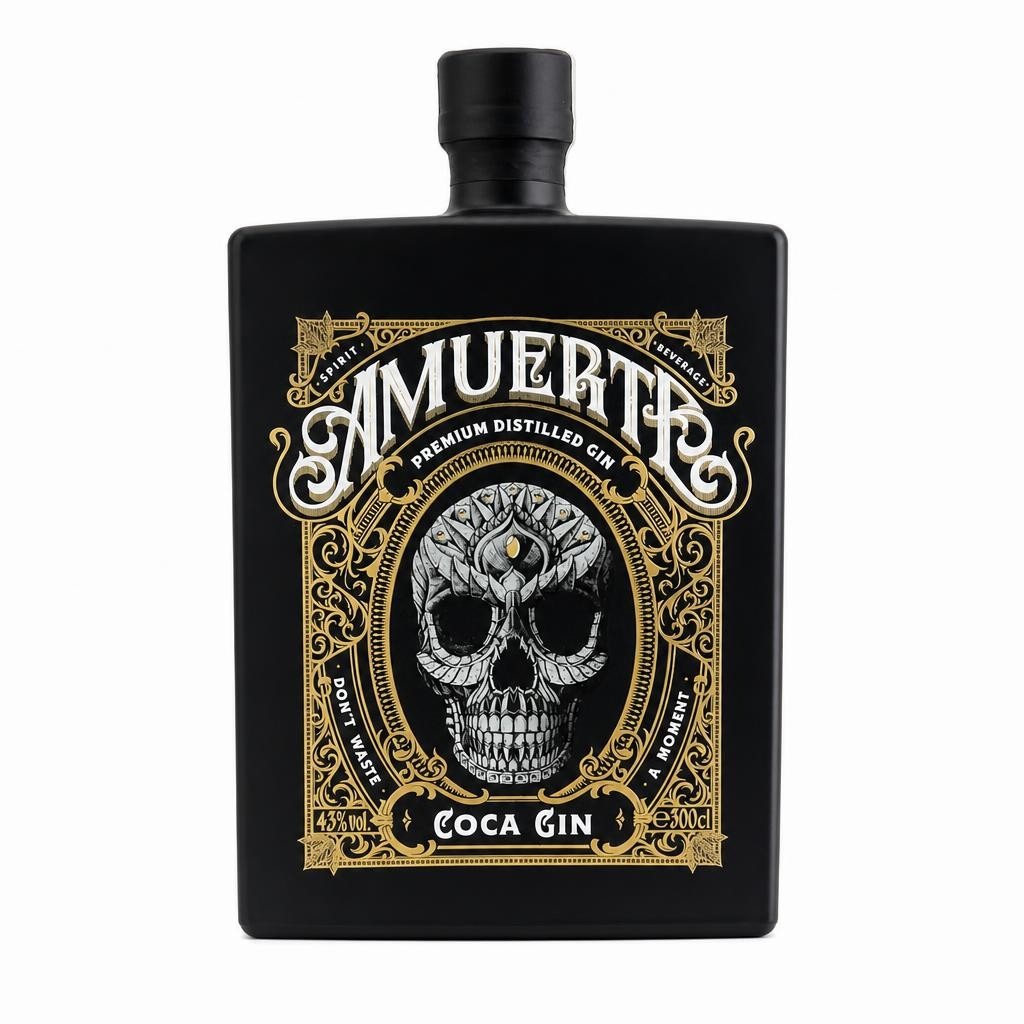 Gin Amuerte Coca Leaf Black lt 3